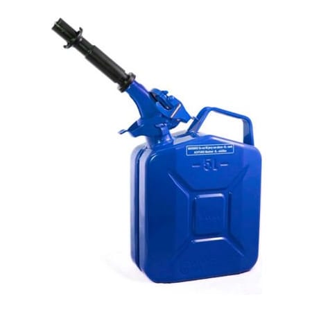 Swiss Link/Stormtec Usa Gas Can, Steel, 5 liter, Kerosene, Blue 3028